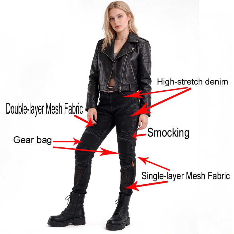 Summer Riding Pants Women Kevl - Motorcycle Gear For Woman review and price