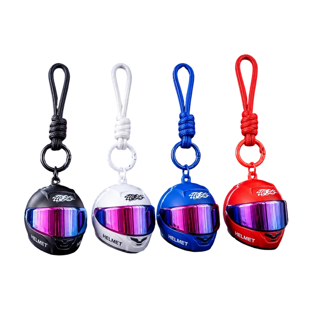 Cool Colorful Helmet Keychain  - Motorcycle Gear Backpack review and price
