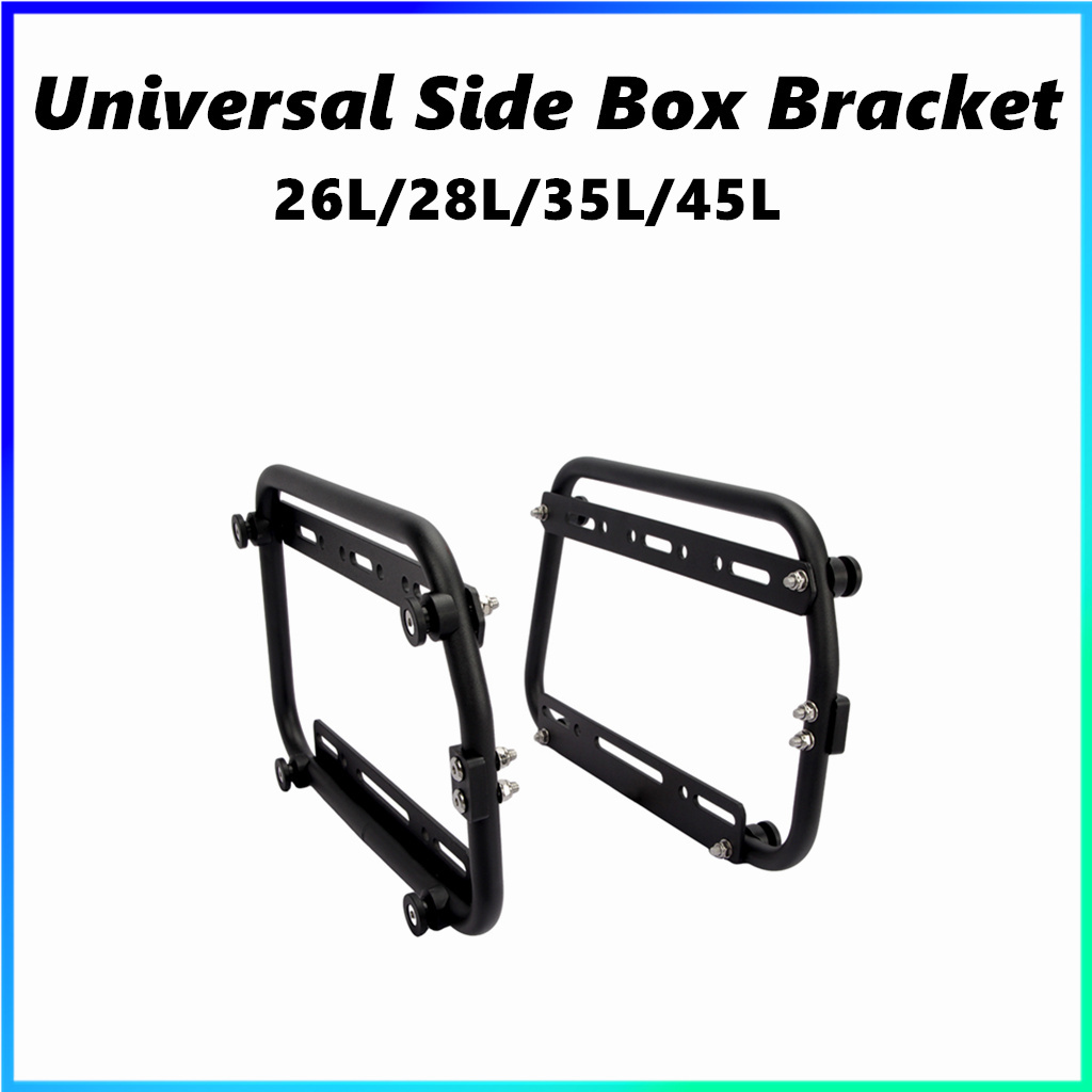 Motorcycles Side Box Bracket U - Motorcycle Gear Backpack review and price