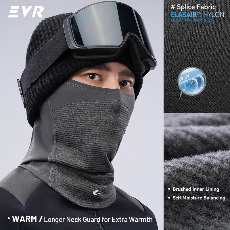 EVR Winter Wool Face Mask Neck - Motorcycle Gear Mens review and price